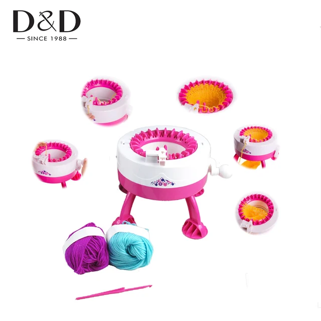 Us 52 84 D D 22 Needles Mini Plastic Children Manual Fast Knitting Machine Diy Knitted Loom Hats Scarves Sweater Children Toys In Sewing Tools Us 52 84 D D 22 Needles Mini Plastic Children Manual Fast Knitting Machine Diy Knitted Loom Hats Scarves Sweater Children Toys In Sewing Tools