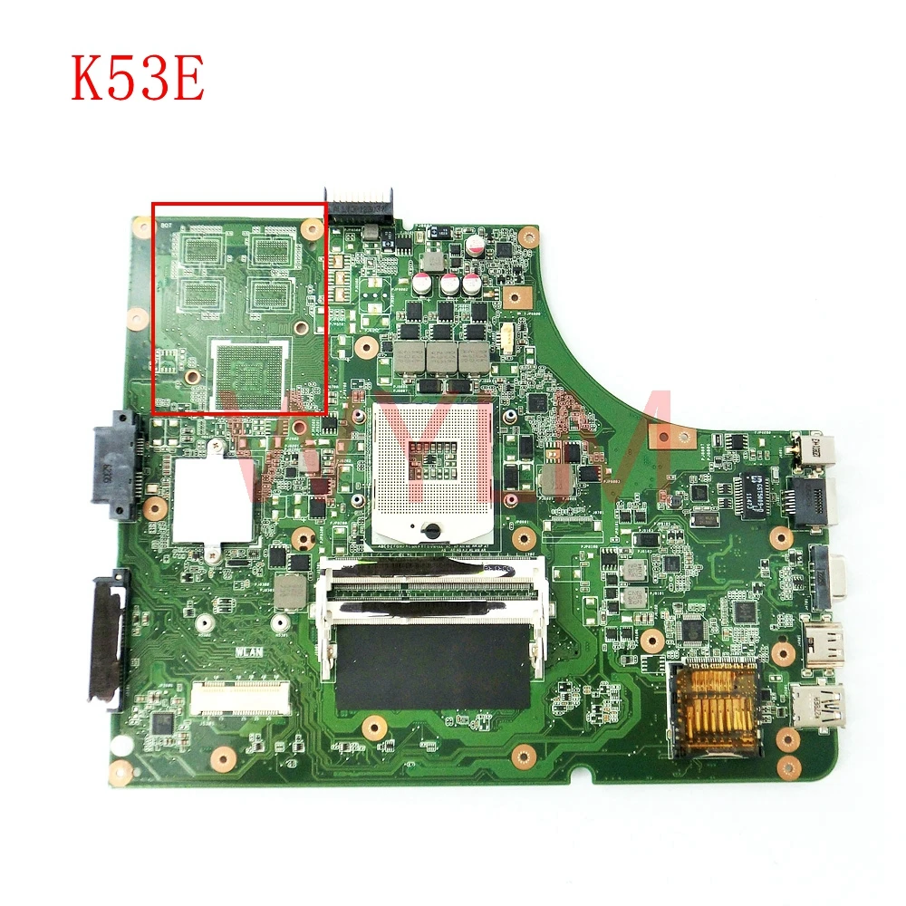 Материнская плата K53E HM65 DDR3 для ASUS A53S P53E P53S K53S X53S K53SD материнская ноутбука 60 N3CMB1500 C09
