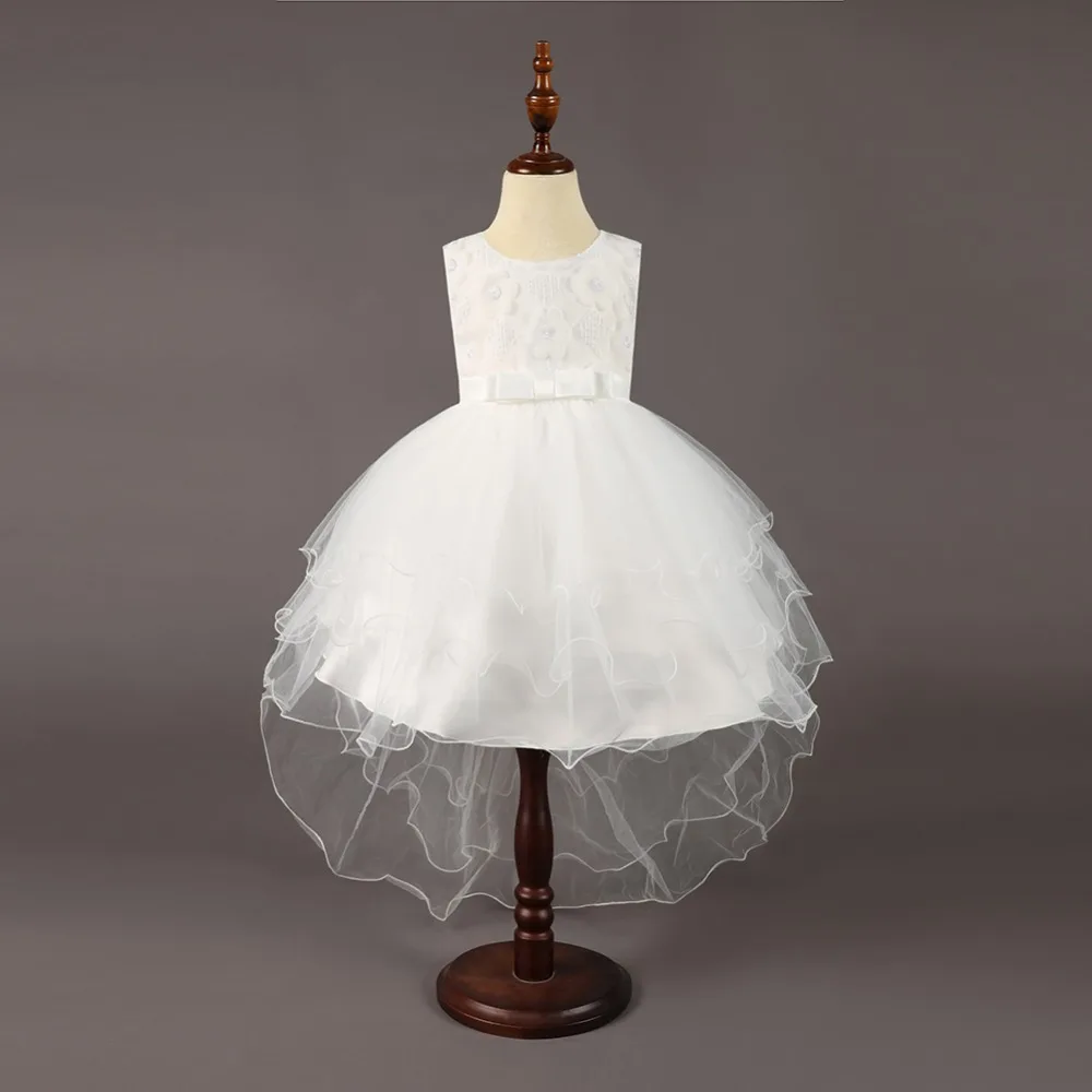 

christmas dress white princess dress for 3-14 years girl party dress CAILENI kids brand vestidos children party dress