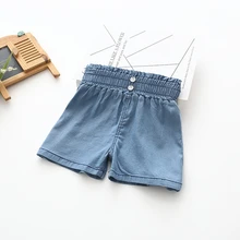 Летние шорты для маленьких девочек; Детские шорты для маленьких девочек; джинсовые шорты для мальчиков; штаны для малышей; штаны с оборками для мальчиков; шорты из хлопка и денима
