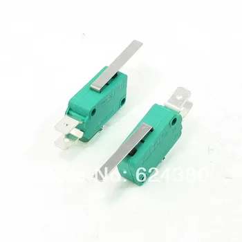 

5 Pcs / Lot x AC 250V 16A 3-Pin Short Straight Hinge Lever Arm Limit Micro Switch SPDT 1 NO 1 NC KW3-0Z