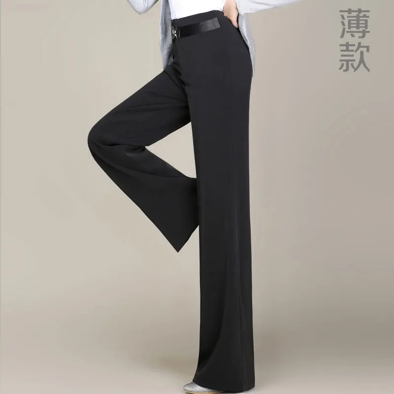girls black dance pants