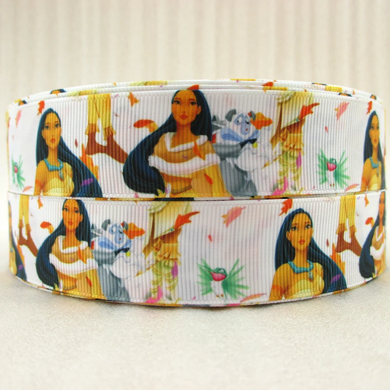 

1"(25mm) movies ribbon high quality printed polyester ribbon 5 yards, DIY handmade materials, wedding gift wrap,5Yc1141