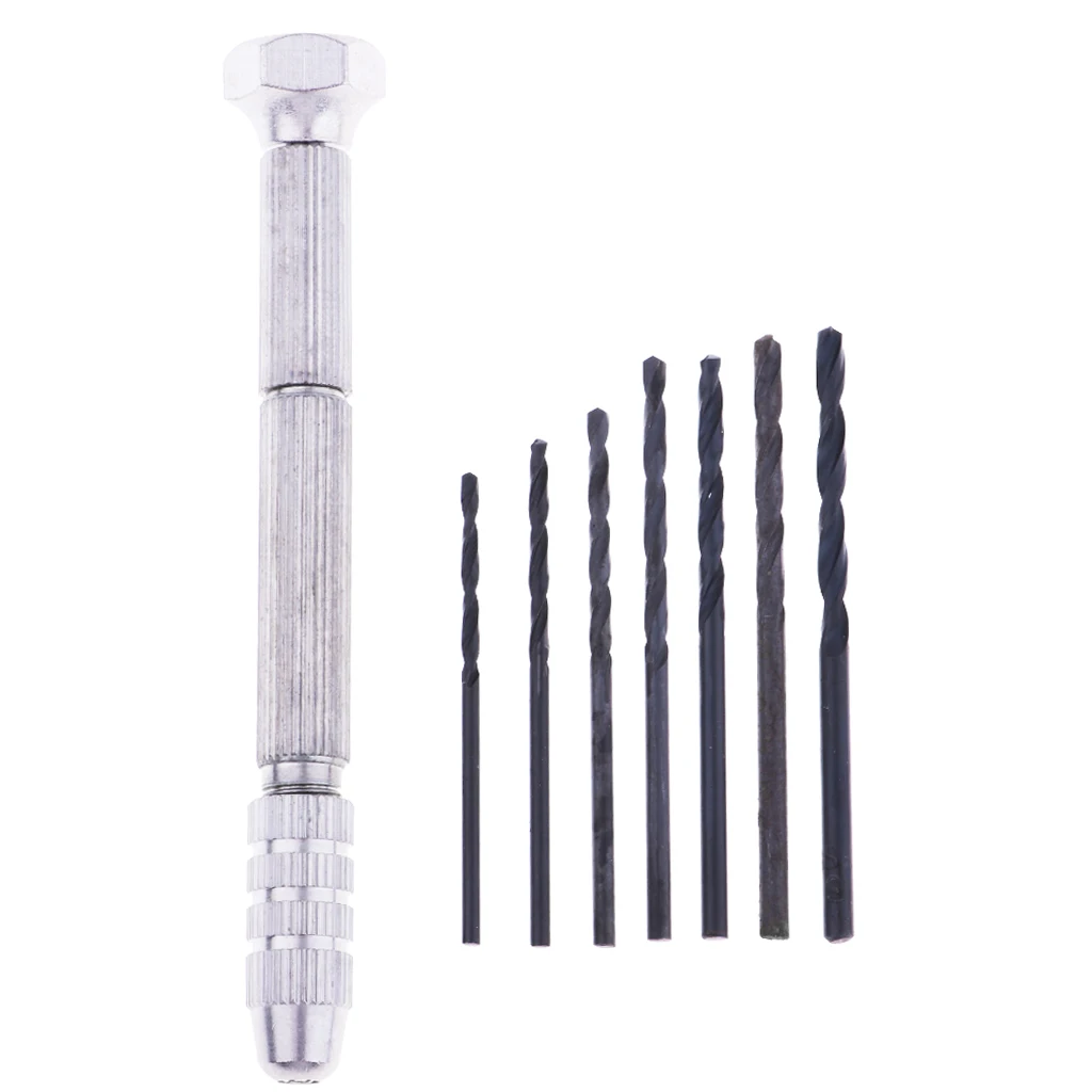  7x Craft Hobby DIY Hand Tool Drill 1.8-3mm Head for Bandai HG RG SD Models