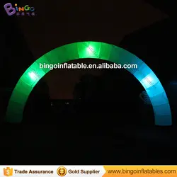 Меняющее цвет Надувное со светодиодной подсветкой Арка/6*3 м светодиодная свадебная АРКА/дешевая надувная АРКА для продажи