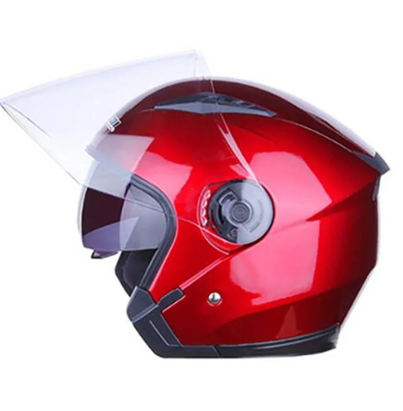 JIEKAI мотоциклетный шлем с открытым лицом мотоциклетный шлем Motocicleta Cascos Para Moto Racing rcycle винтажные шлемы - Цвет: 6