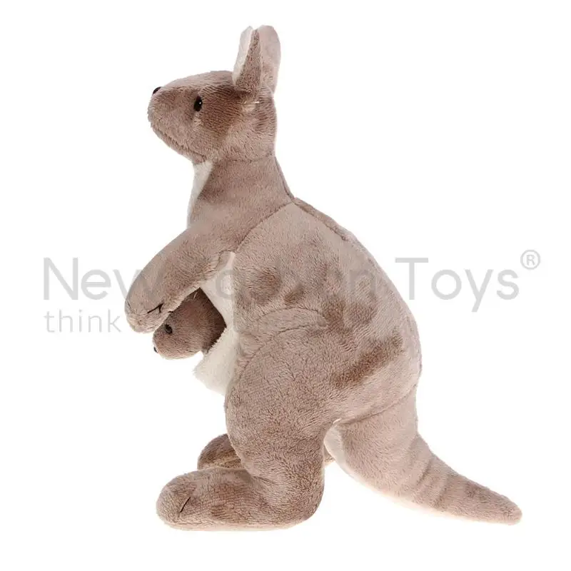 12 30cm Australia Kangaroo Animal Plush Cute  Doll Toys Car Pillow Cushion Kid Baby birthday Xmas Gifts 
