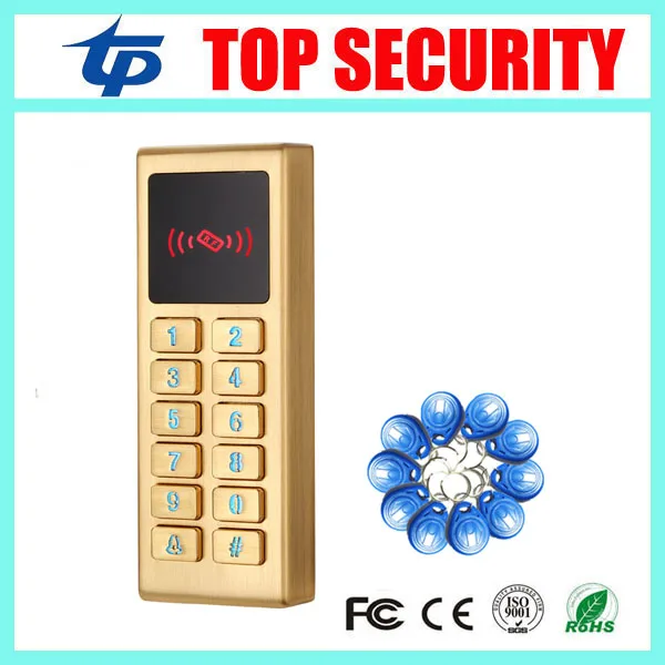 

ID card access controller waterproof surface metal RFID card door access control reader single standalone access control reader