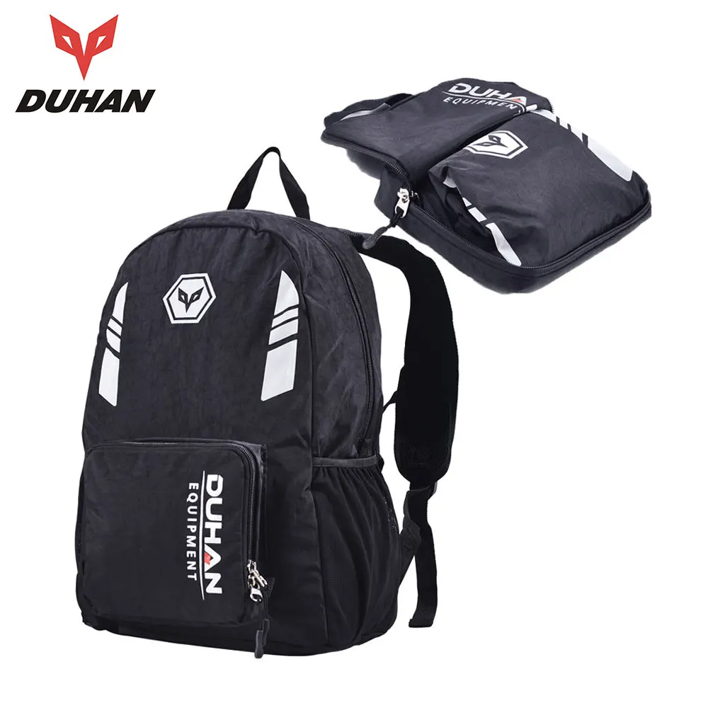 Рюкзак мужской/женский мотоциклетный складной отражающий|moto backpack|helmet bagmotorcycle bag |