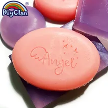 Ангел ручной работы мыльный штамп прозрачный diy натуральный органический стеклянный резиновое фальшивое мыло голова акриловое мыло изготовление глав печать на заказ 3Z0317AG