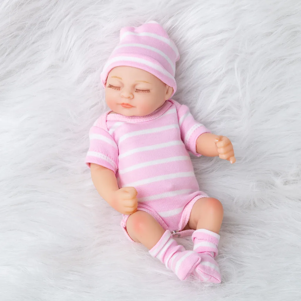 Реалистичные Reborn Baby Doll 28 см пупсик дети девушка Playmate подарок на день рождения для детей подарки новый год милый D301220