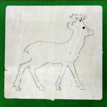 

Reindeer Wood Die Cuts Mold for Cutting Leather,Paper,Felt,Steel Punch - Leather Crafts DIY Scrapbooking Decoration