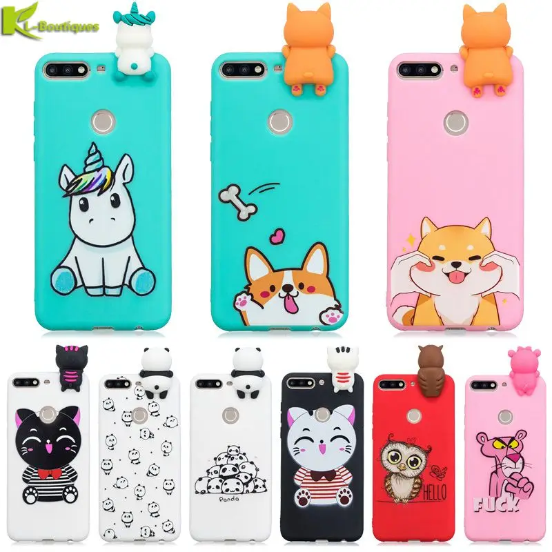

Fundas for Huawei Y6 Prime 2018 Case on for Huawei Y6 Prime 2018 Y 6 Prime Case Cover 3D Cartoon Toy Soft Silicone Phone Cases