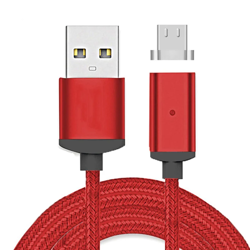 Магнитный кабель с нейлоновой оплеткой типа C/IOS/Micro USB type-C USB-C адаптер для быстрой зарядки Магнитный зарядный кабель для iPhone samsung LG