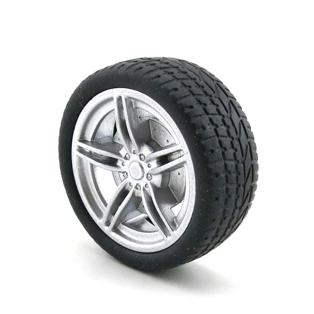 

40mm Rubber Wheel for Tracking Model Car Robot Accessories DIY Production RC Toy Car Parts &