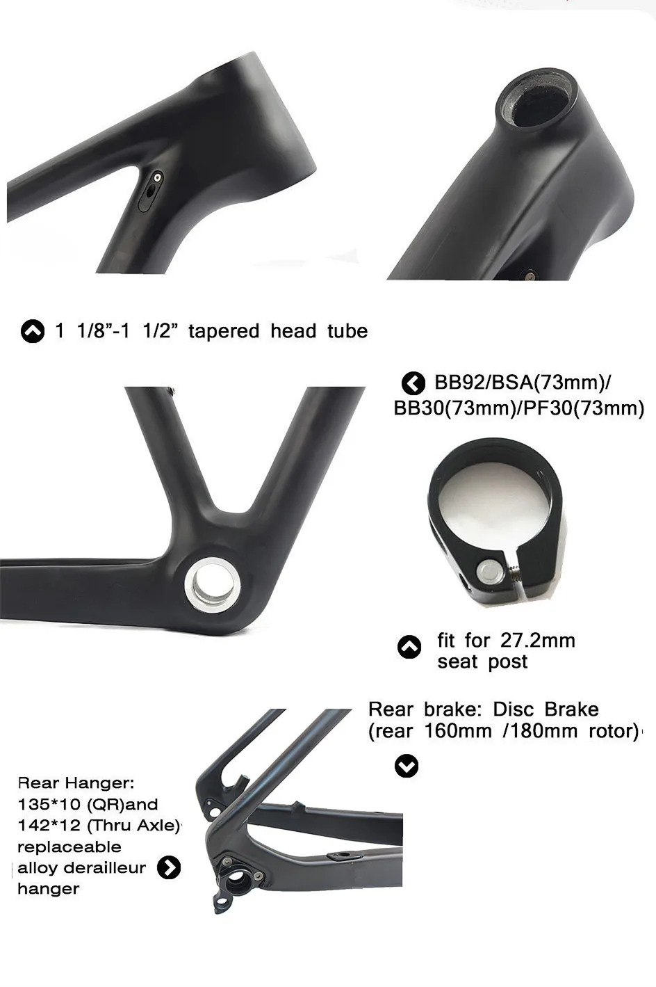 Flash Deal Full Carbon Mountain Bike Frame 29er Glossy/matt Carbon Fiber MTB Bicycle Frame Fork SGS Tested 3