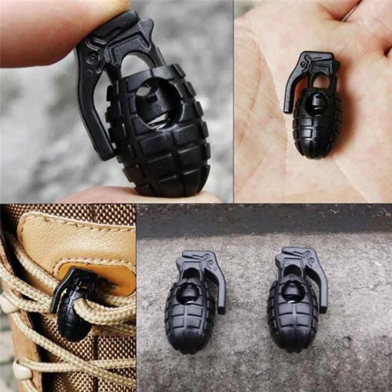 10 шт. EDC gear тактические уличные походные ботинки обувь шнурки Пряжка Клип безопасности и выживания Z0605