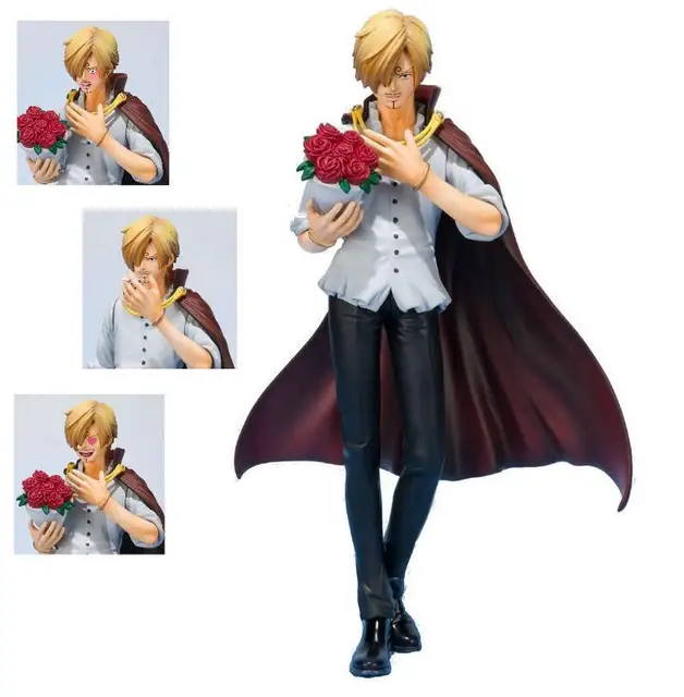 Best Offers 17cm One piece SANJI Anime Action Figure PVC New Collection figures toys brinquedos Collection