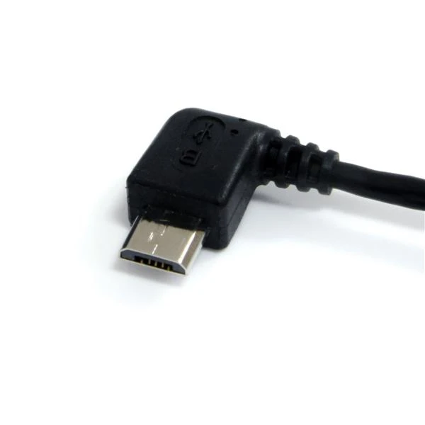 StarTech.com кабель de 30 см USB A Micro B Acodado a la Izquierda para Telefono Movil y смартфон 0 3 м USB|USB-адаптеры| |