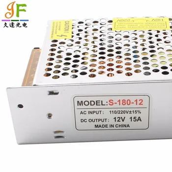 

Fast shipping 10pcs High quality LED Strip Switch Power AC 110V 220V To DC 12V 15A 180W Switch Power Supply for LED strip light
