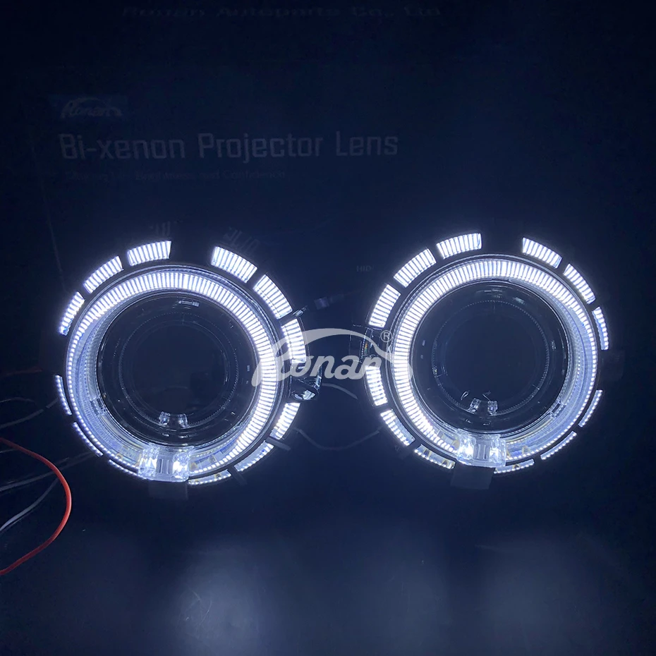 Car External Lights & Indicators HID Projector Headlight Etching Lens