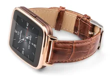 Wasserdichte Leder Smartwatch 1,54 “Touchscreen Bluetooth 4,0 Schrittzähler Sitz PSG RC Kamera BT Musik-player Smart Uhr