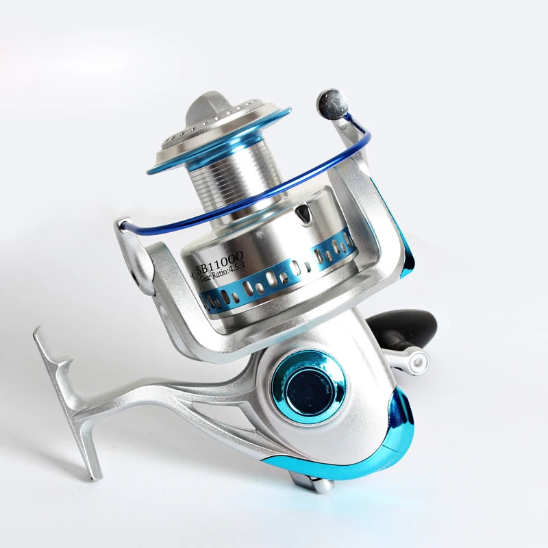 Bobina de Arame Carretel de Pesca Singnol Grande Carpa Molinete Mar Barco Pesca Carretéis Longo Tiro Redondo Carretilha Sb11000 4 pesca carretéis longo tiro redondo carretilha pesca