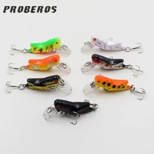 Cheap 1PCS Artificial Small colorful grasshopper Hard Crank two Sharp hooks fish lure Enough to attract