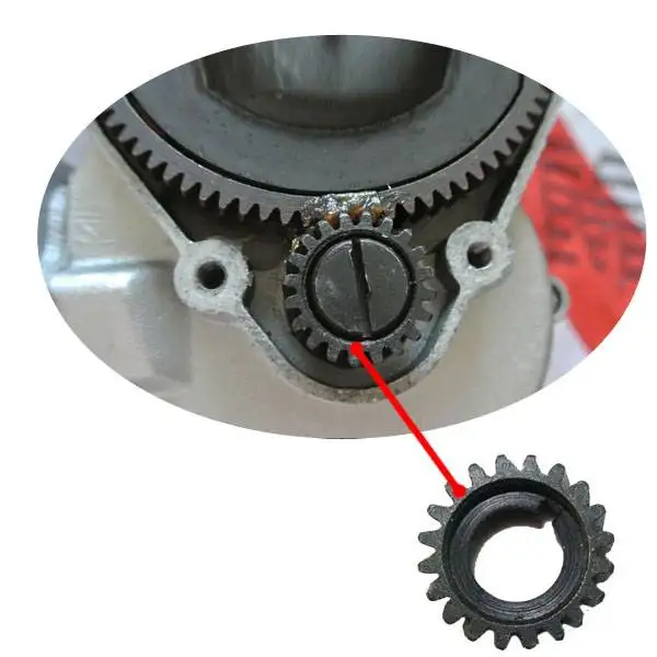 Flywheel Bevel Pinion 1Pc Suitable For 80cc 60cc 66cc 49cc Motorized Push Bike flywheel bevel pinion