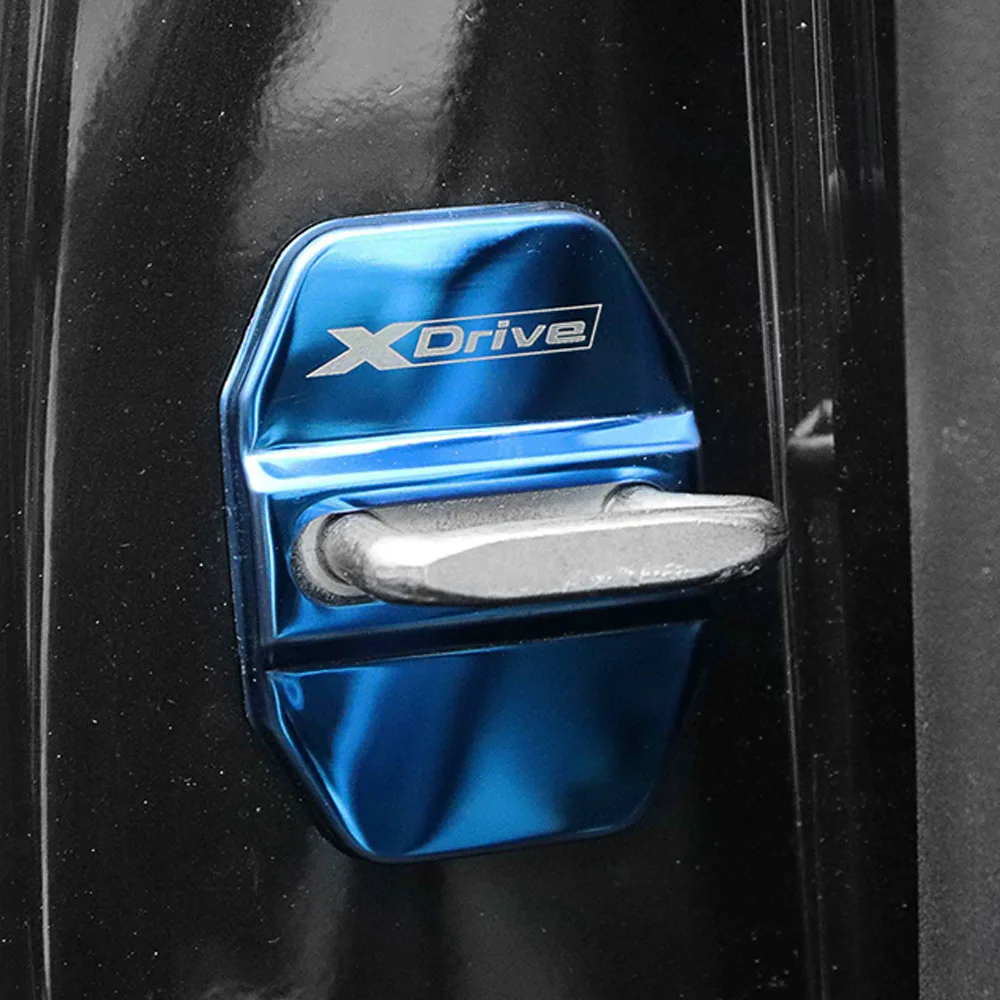 Автомобильный Дверной замок с пряжкой защитная крышка xdrive логотипом для BMW 1 2 5 7
