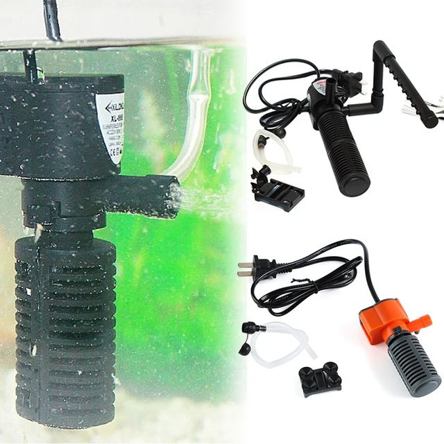 Multi function 3 in 1 Aquarium Filter Mini Submersible Pump Internal