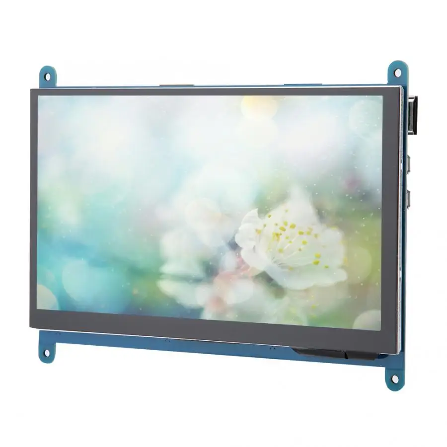 

7 Inch Full View LCD IPS Touch Screen for Raspberry Pi 1024*600 HD HDMI Display Capacitive Monitor 5-Point Touch Control