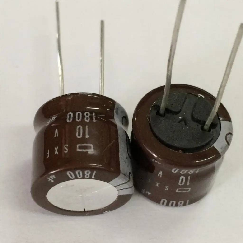10pcs 1800uF 10V NCC SXF Series 16x15mm Low impedance long life