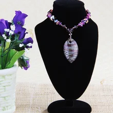 Горячая новинка 5 шт 170*100 мм Черный Бархат Бюст ожерелье стойка-витрина для демонстрации модные ювелирные изделия стенд ювелирный Органайзер