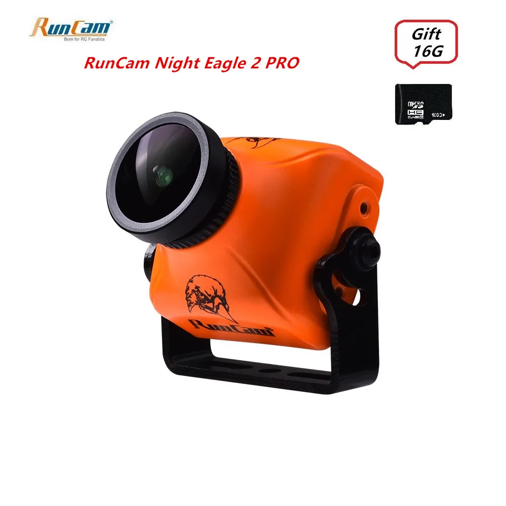 

RunCam Night Eagle 2 PRO 1/1.8" CMOS 2.5mm 800TVL 0.00001 LUX 4:3 FPV Camera For RC Drone Spare Parts w/ Integrated OSD MIC