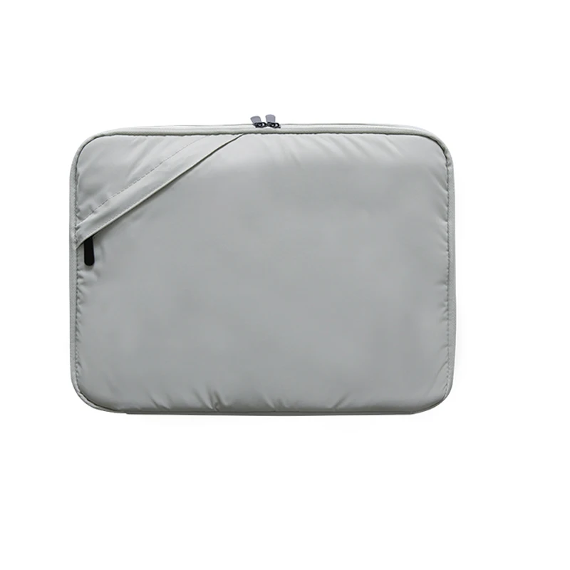 Водонепроницаемый нейлоновый портфель сумка Портативная мужская сумка для женщин Деловые сумки Органайзер 13 дюймов сумки для ноутбука креативные Офисные Сумки - Цвет: Light gray