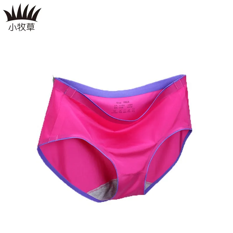New Brand Women Panties High Elastic Nylon Seamless Brief For Women Crotch Cotton Underwear