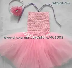 Комплект с юбкой-пачкой для маленьких девочек Дети малышей Вязание костюм партии подарок одежда Бесплатная доставка