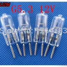 Вольфрамовая галогенная лампа для производства бусин G5.3 12 В 20 Вт/35 Вт/50 Вт/75 Вт/100 Вт лампы бусины 10 шт./лот