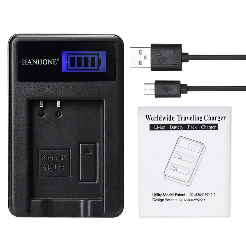 5 шт. EN-EL12 зарядное устройство EN EL12 ЖК-дисплей USB для Nikon S8000 S6150 S8200 P300 S6200 S8100 S9100 MH-65