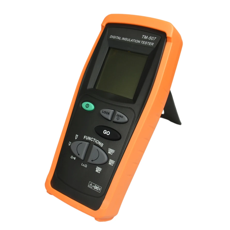 Тестер изоляции TM-507 megohmmeter тестер сопротивления CAT IV 600 V 4 цифры ЖК-дисплей