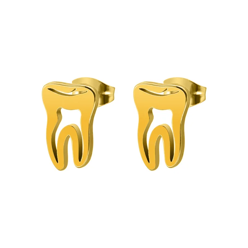 gold earrings