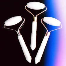 Natural Facial Beauty Massage Tool Jade Roller Face Thin Massager Natural Jade Massage Face-lift Wholesale & Drop Shipping byriver factory wholesale therapy center jade massage bed reflax shiatsu full body massager equipment 5 4 jade roller