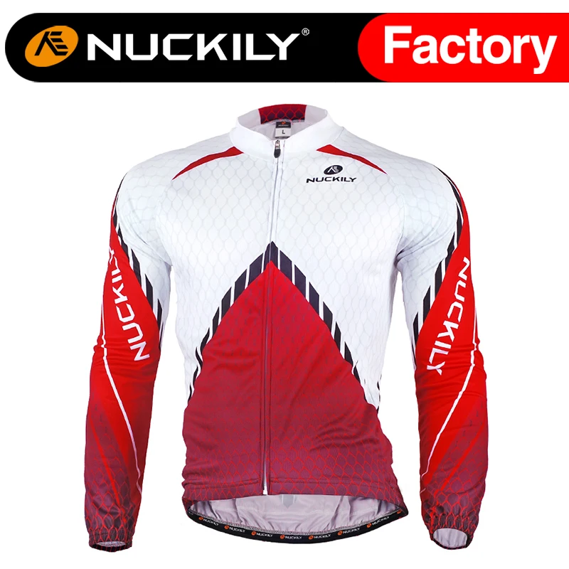 ФОТО Nuckily Summer Male Checker Print Sublimation Cycling Long Jersey