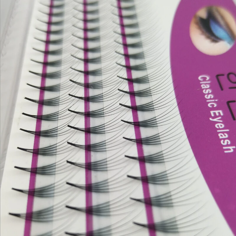 HBZGTLAD 1boxes Volume 5D Eyelash Extensions 0.07 Thickness Hair Mink Strip Eyelashes Individual