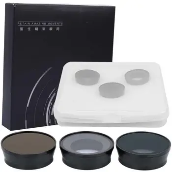 

3 In 1 MCUV CPL ND8 Lens Filter Kit For Sony HDR-AS50 HDR-AS100V HDR-AZ1 FDR-X1000V Camera Filter Len Accessories Lens Filter