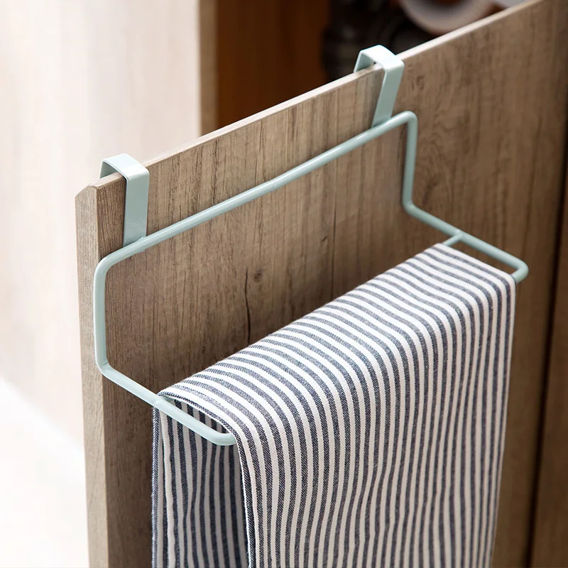 LIYIMENG Towel Rack Hanging Holder Organizer Bathroom Kitchen Door Behind Cupboard HangerB11