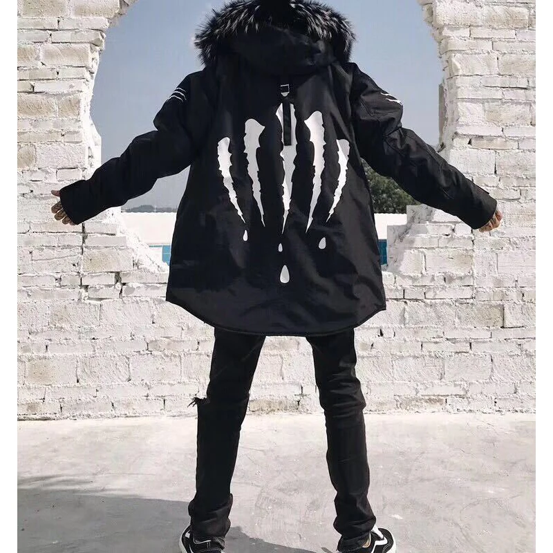 

2019 New Men Parkas Winter Jacket And Coat Mens Parka Padded Thick Warm Coats Outwear Overcoat chaquetas hombre invierno LBZ122