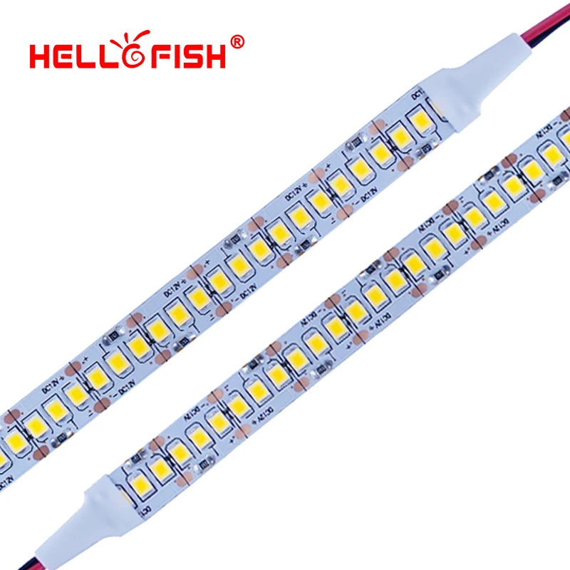 2835 Светодиодный SMD 1200 светодиодный чип 12V светодиодный гибкий PCB светильник светодиодный задний светильник полосы светодиодный лента 240 светодиодный/m Белый/теплый белый