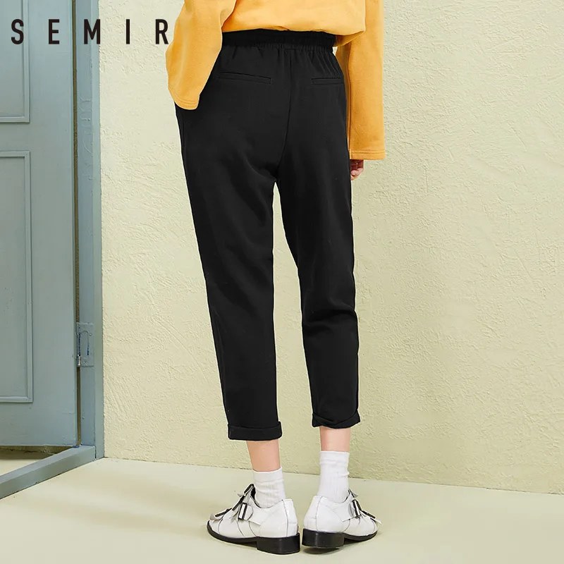 SEMIR брюки до щиколотки новинка весны 2018 женские повседневные спортивные
